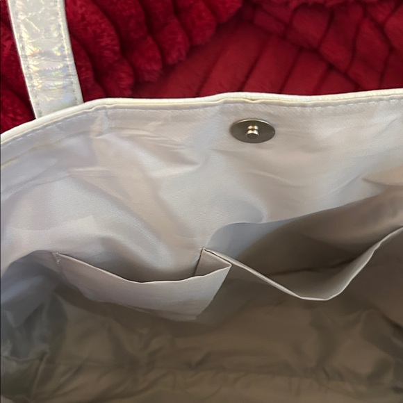 Holographic Silver Tote Bag - Picture 2 of 5